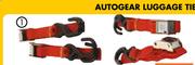 Autogear 4 Piece 25mm x 1.8m Luggage Tie Down Kit (250kg) LH41