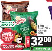 Simba Potato Chips Assorted-For 2 x 120g
