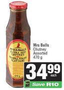 Mrs Balls Chutney Assorted-470g