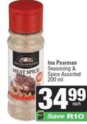 Ina Paarman Seasoning & Spice Assorted-200ml