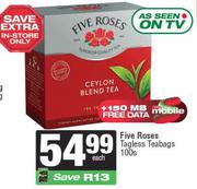 Five Roses Tagless Teabags-100's Pack