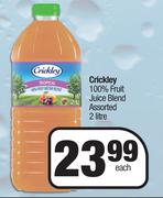 Crickley 100% Fruit Juice Blend Assorted-2Ltr Each