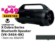 Volkano X-Cobra Series Bluetooth Speaker VK-3454-BK
