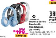 Volkano Impulse Series Bluetooth Headphones VB-VH101-Each