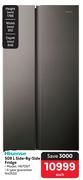 Hisense 508L Side-By-Side Fridge 442532-Each