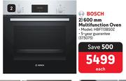 Bosch 600mm Multifunction Oven 373073-Each