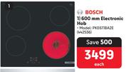 Bosch 600mm Electronic Hob 442536-Each