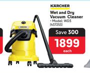 Karcher Wet And Dry Vacuum Cleaner 437253-Each