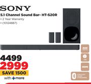 Sony 5.1 Channel Sound Bar HT-S20R