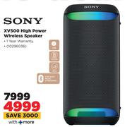 Sony XV500 High Power Wireless Speaker