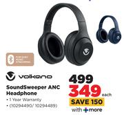 Volkano Sound Sweeper ANC Headphone-Each