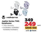 Volkano Jupiter Series TWS Earphone-Each