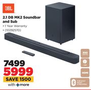 JBL 2.1 DB MK2 Soundbar & Sub