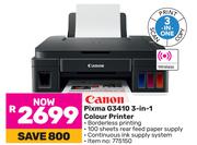 Canon Pixma G3410 3 In 1 Colour Printer