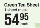 Himalaya Green Tea Sheet 1 Sheet Mask-Each