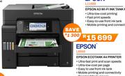 Epson Ecotank A4 Printer L6550