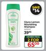 Glyco-Lemon Nourishing Shampoo-For 2 x 400ml