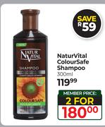 NaturVital Colour Safe Shampoo-For 2 x 300ml
