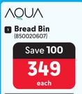 Aqua Bread Bin-Each
