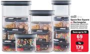 O2 Dine Space Box Square Or Rectangular (0.4L)
