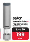 Salton Versatile Salt Or Pepper Grinder-Each
