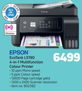 Epson Eco Tank 4 In 1 Multifunction Colour Printer