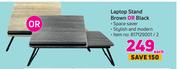 Laptop Stand Brown Or Black-Each