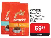 Catmor Fine Cuts Dry Cat Food (All Variants)-1.75kg Each