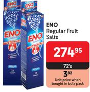 Eno Regular Fruit Salt-72's Pack