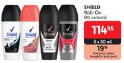 Shield Roll-On (All Variants)-6 x 50ml