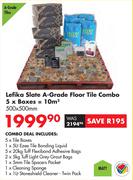Lefika Slate A-Grade Floor Combo (5 x Boxes)