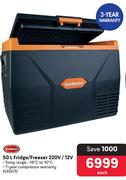 SnoMaster 50L Fridge/Freezer 220V/12V-Each