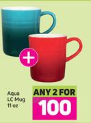 Aqua LC Mug 11 oz-For 2