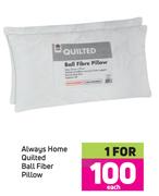 Always Home Quilted Ball Fibre Pillow-Each