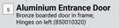 Kayo Aluminium Entrance Door 850010320-Each