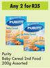 Purity Baby Cereal 2nd Food Assorted-For 2 x 200g