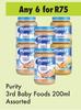 Purity 3rd Baby Foods Assorted-For 6 x 200ml