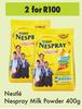 Nestle Nespray Milk Powder-For 2 x 400g