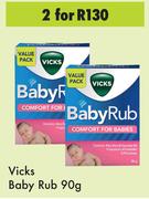 Vicks Baby Rub-For 2 x 90g