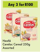 Nestle Cerelac Cereal Assorted-For 3 x 250g