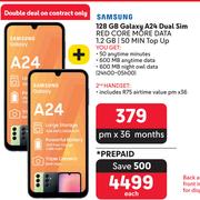Samsung Galaxy 128GB A24 Dual Sim-Each