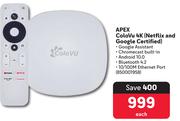Apex ColoVu 4K Netflix & Google Certified