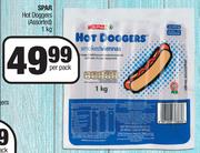 Spar Hot Doggers (Assorted)- 1Kg