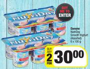 Danone Nutriday Smooth Yoghurt (Assorted) 6 x 100g- For Any 2