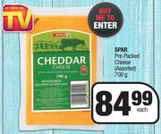 Spar Pre-Packed Cheese (Assorted)- 700g