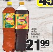 Lipton Ice Tea (Selected)-1.5Ltr Each