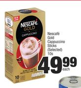 Nescafe Gold Cappuccino Sticks (Selected)-10s Each