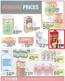 SPAR EASTERN CAPE : My Spar (20 April - 2 May 2021) Valid In Acres, Algoa Park, Aspen, Burgersdorp, Cambridge, Cradock, Crossways, Dagbreek, Fig Tree, Lighthouse, Seaview, Sherwood, Sunshine Coast, page 4