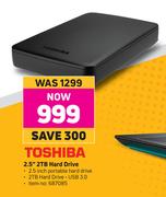 Toshiba 2.5" 2TB Hard Drive