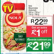 Nola Mayonnaise (Selected)-500g/730g/750g/780g Each